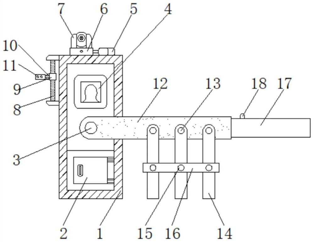 Face recognition barrier gate with monitoring function and temperature measurement function