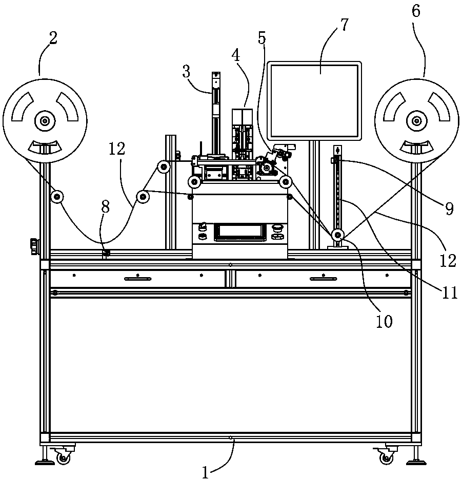 A fully automatic chip counting machine and a fully automatic chip counting method