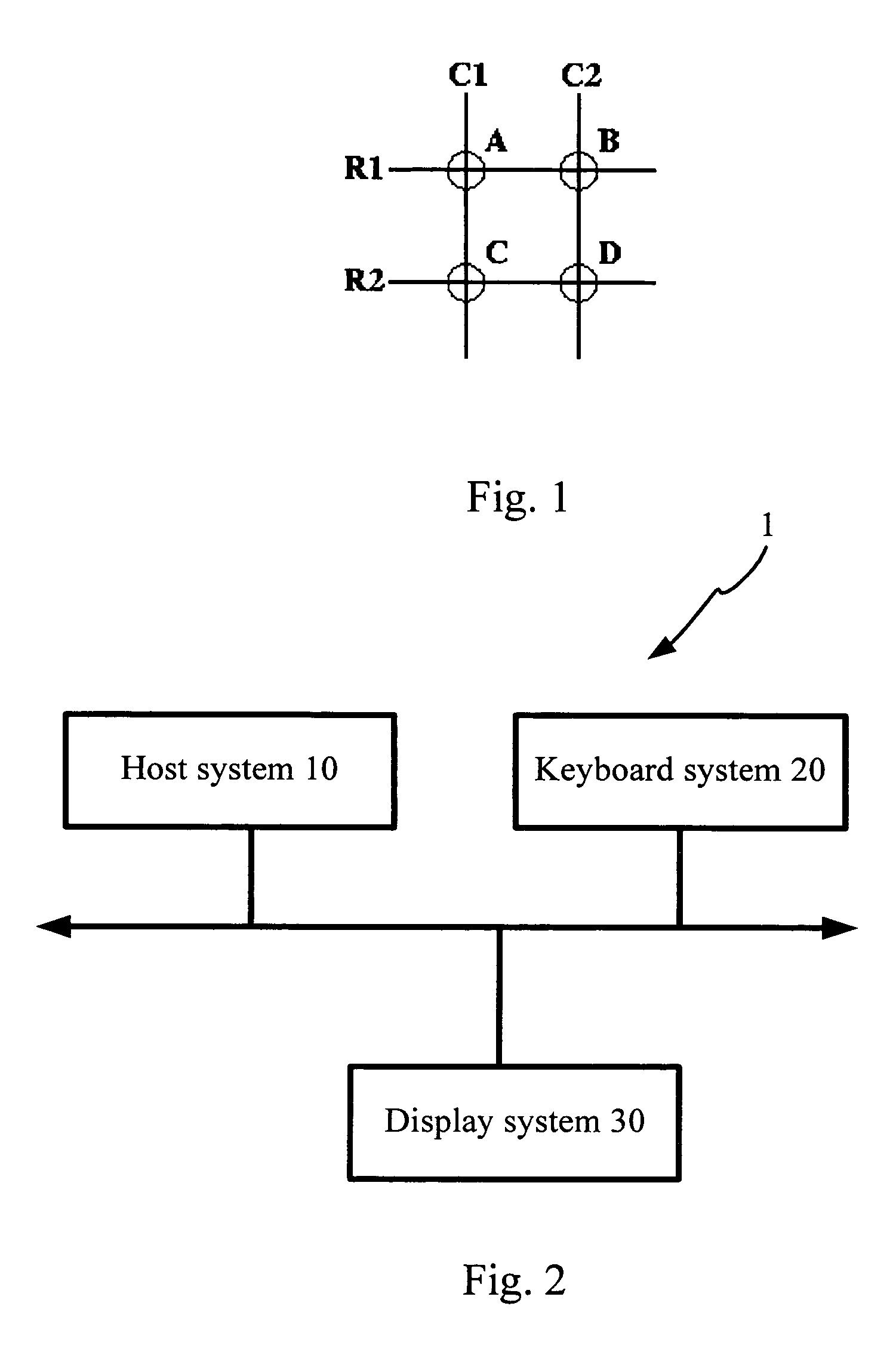 Electronic device with keyboard system and method of detecting key conditions thereof