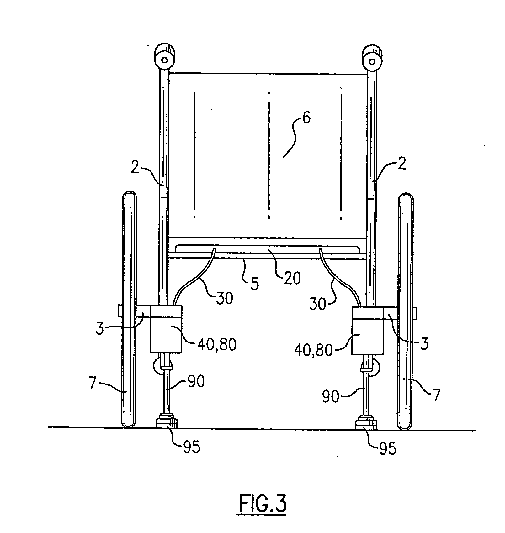 Automatic wheelchair brake system and wheelchair including same