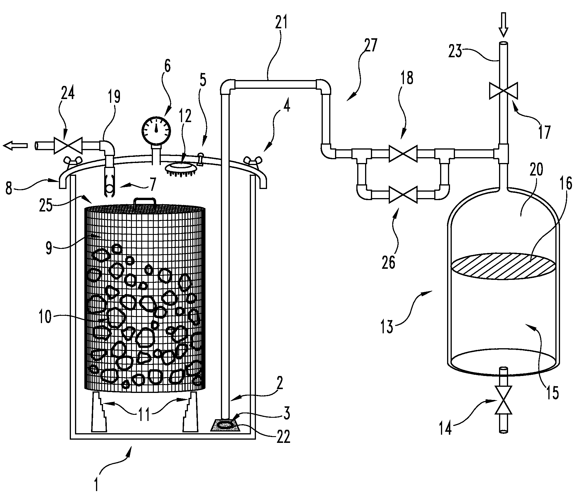 Control system for an on-demand gas generator