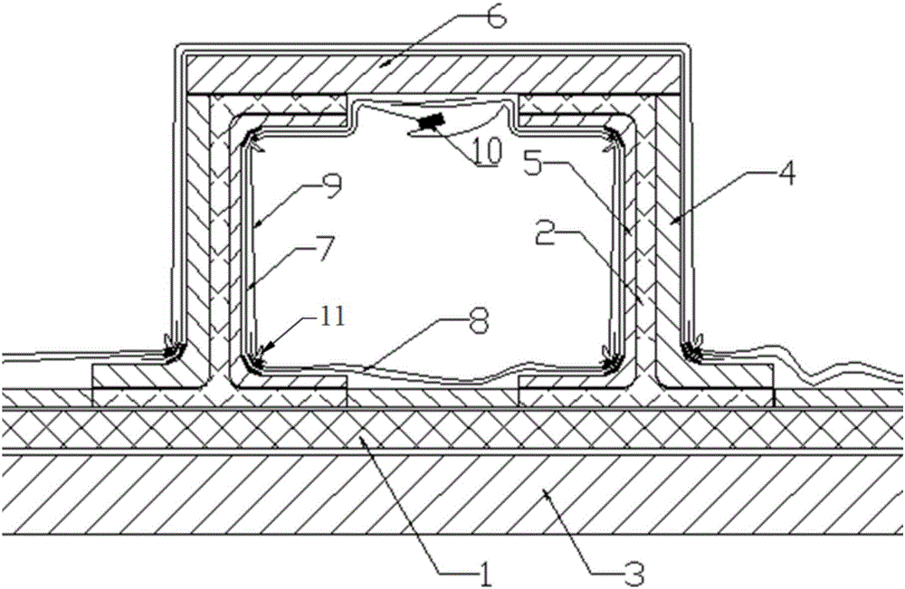 Encapsulation method for integral molding of stringer panel structure