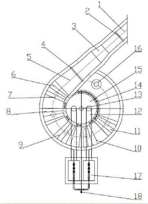 High-position water source drip-irrigation gravity turbine desilting filter system