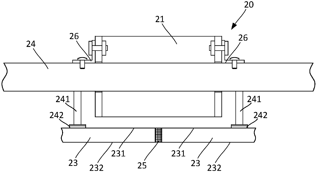 Hidden frame glass curtain wall and mounting method thereof