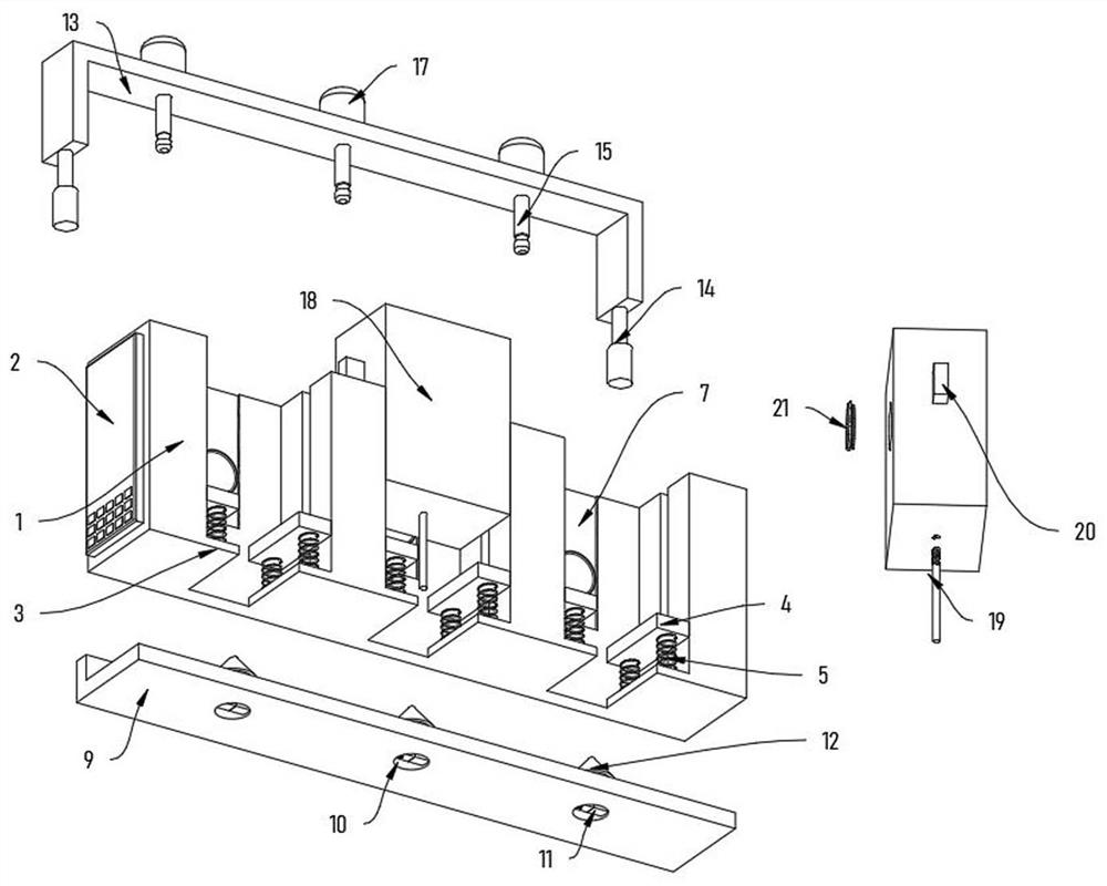 Needle modular assembly fixture based on textile machinery