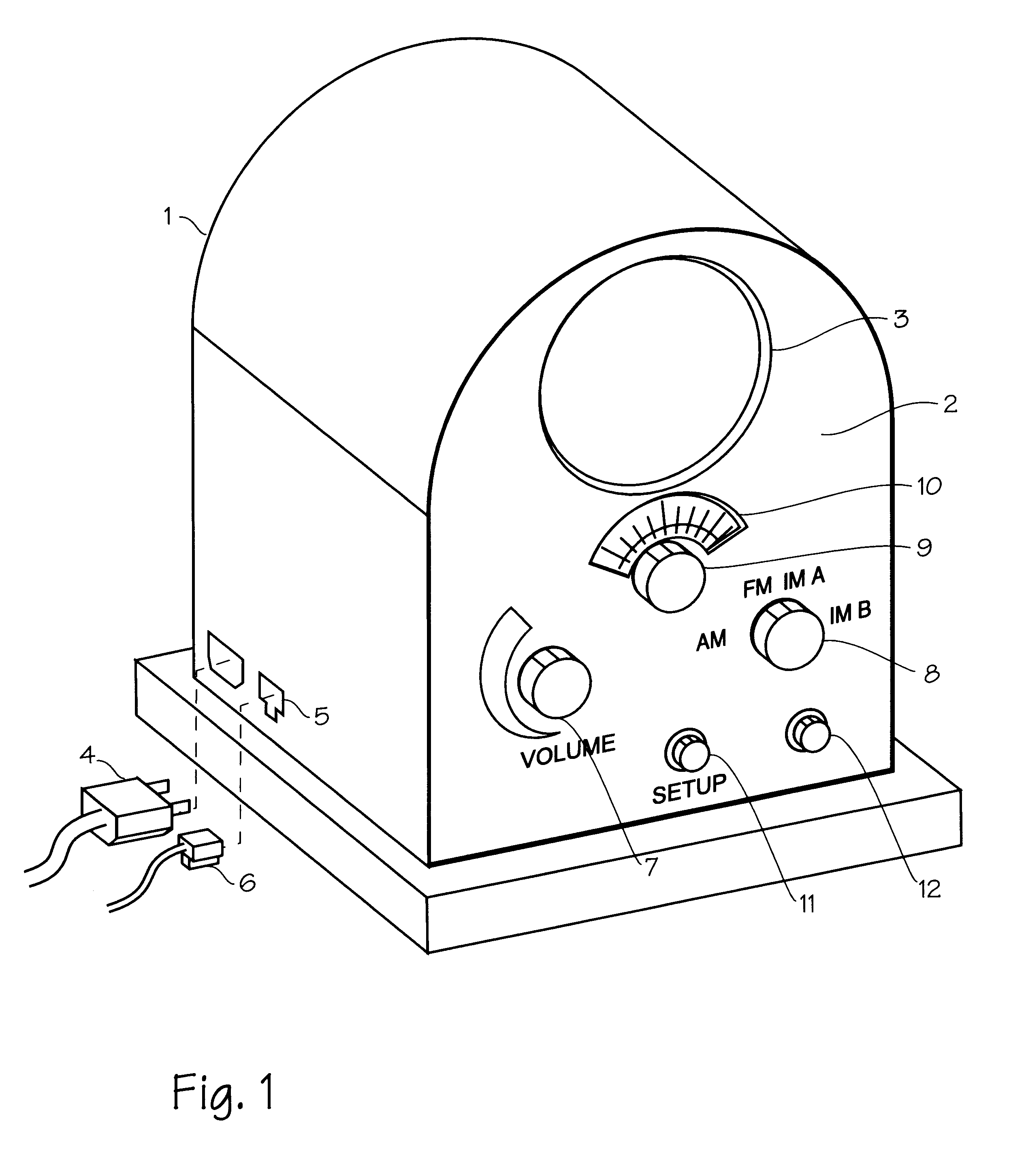 Internet radio receiver having a rotary knob for selecting audio content provider designations and negotiating internet access to URLS associated with the designations