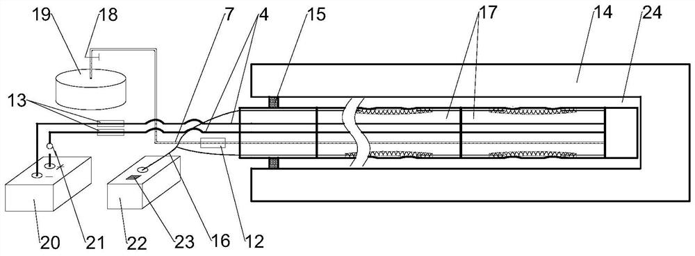 A punching device and method based on nanofluid-based liquid-electric breakdown and infrared thermal radiation