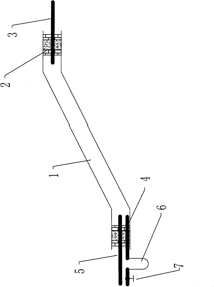 Method for replacing mine goaf gas with carbon dioxide