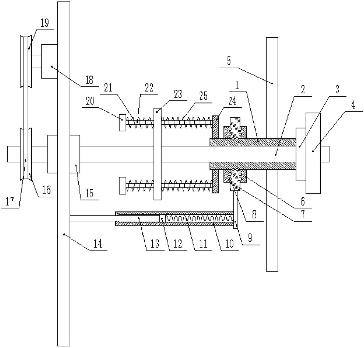 Blade damping device for wind power generator