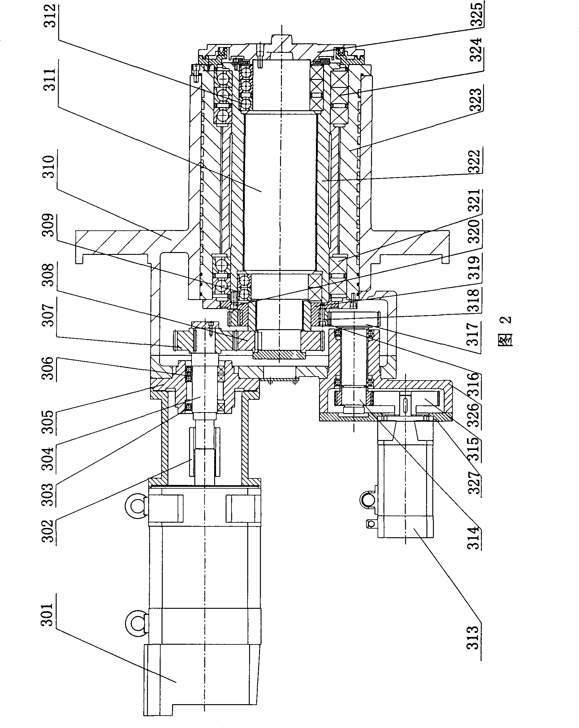 Numerical control tooth grinder for spiral bevel gear
