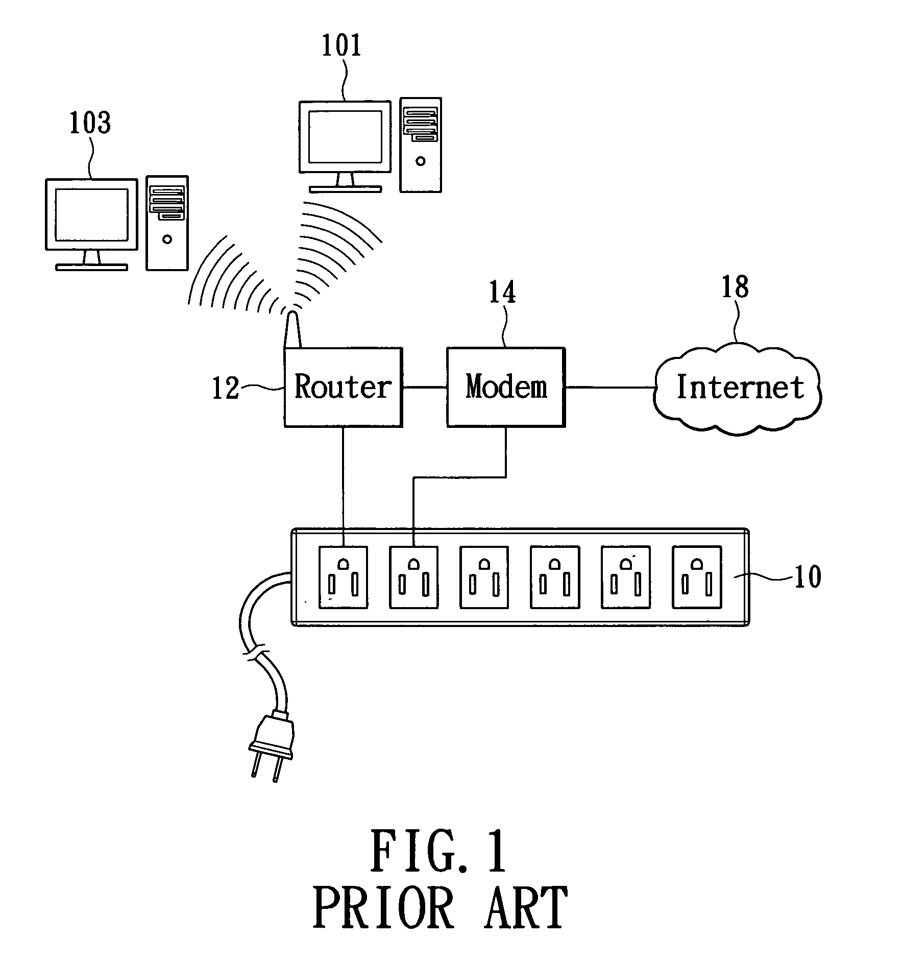 Apparatus power restart method in response to network connection status