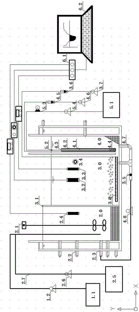 A device and method for treating high ammonia nitrogen wastewater