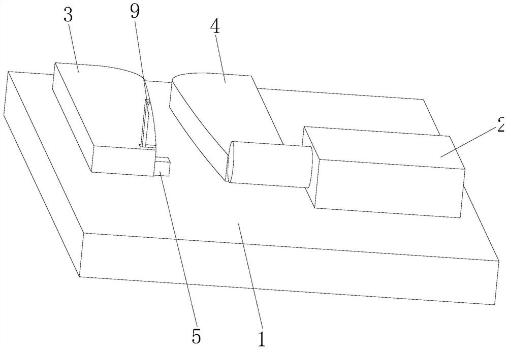 Bending device for metal processing