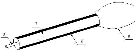 Linear acceleration sensor for bionic-ear stone implement structure