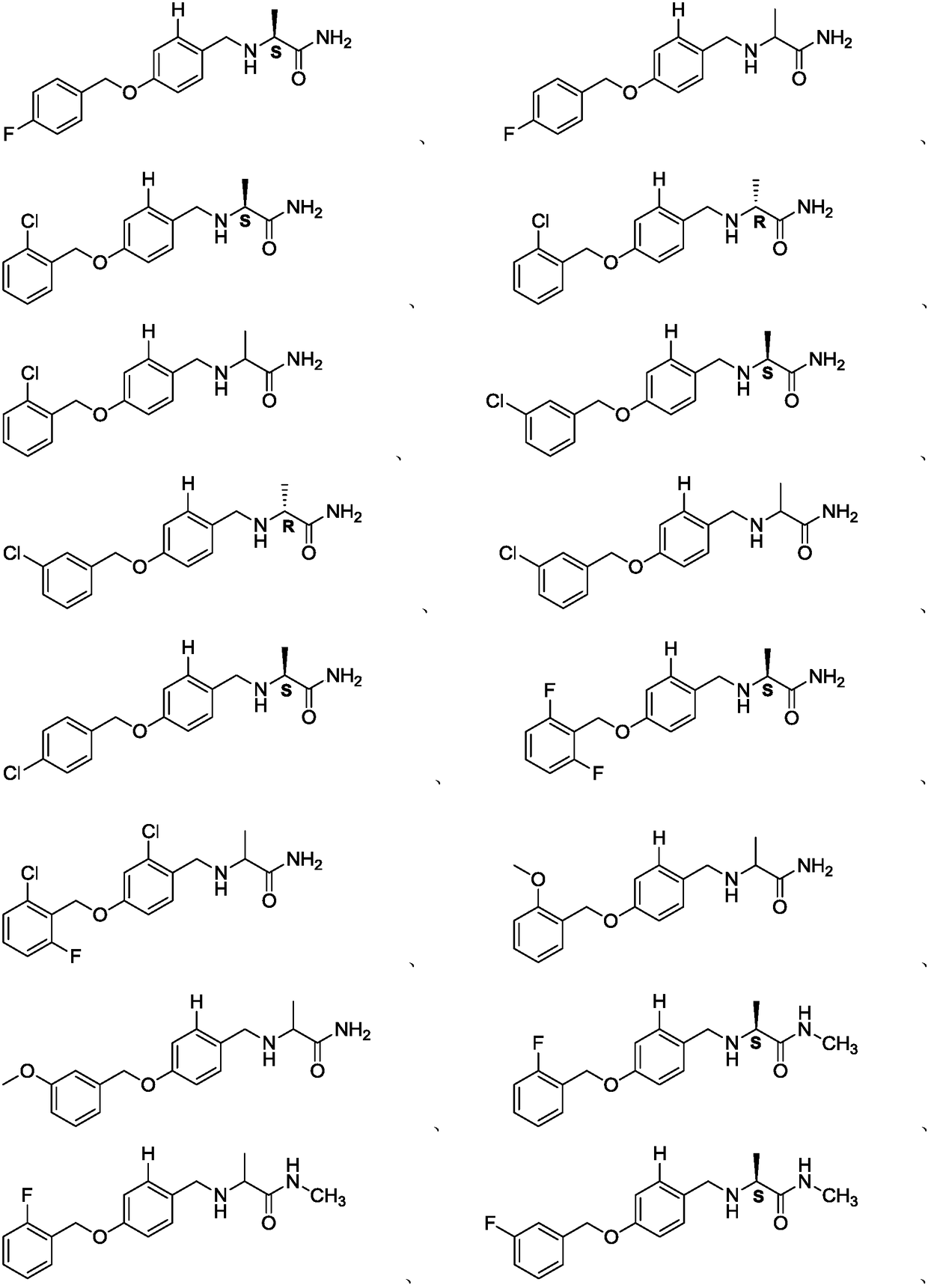 Alpha-aminoamide derivative and application thereof