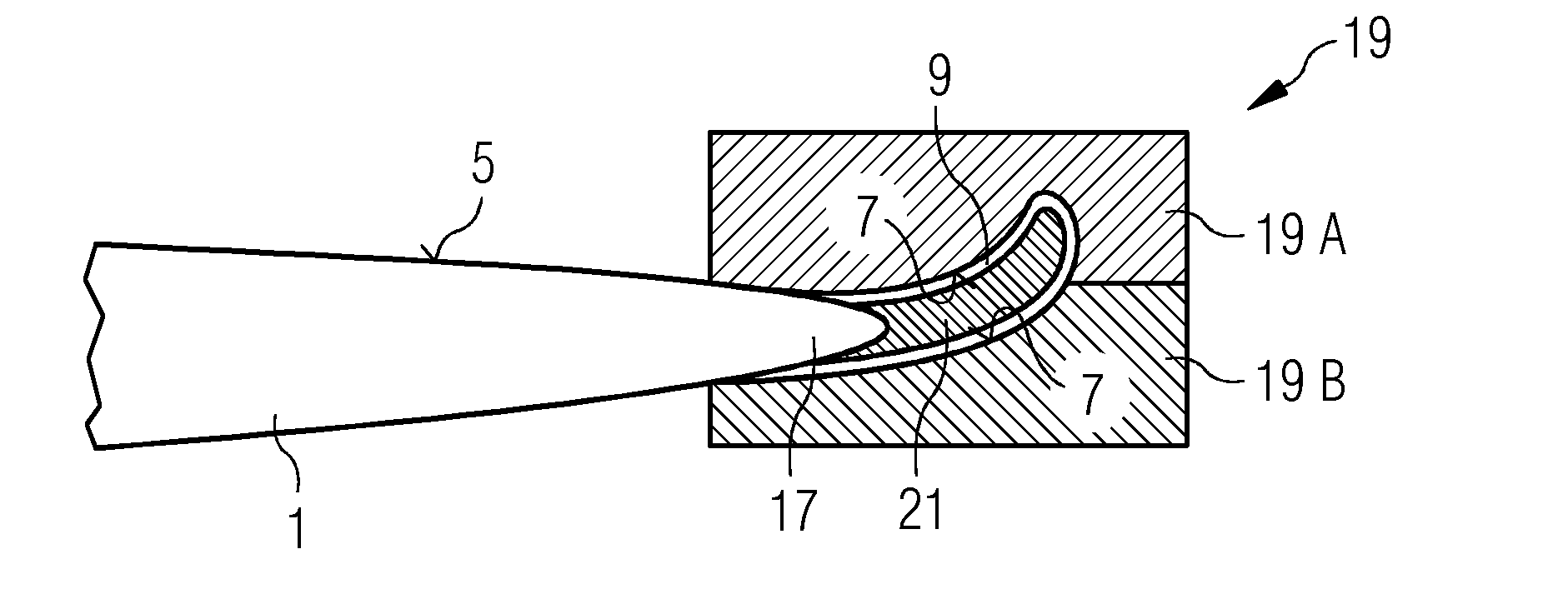 Method of modifying the surface shape of a wind turbine rotor blade and tool for use in this method