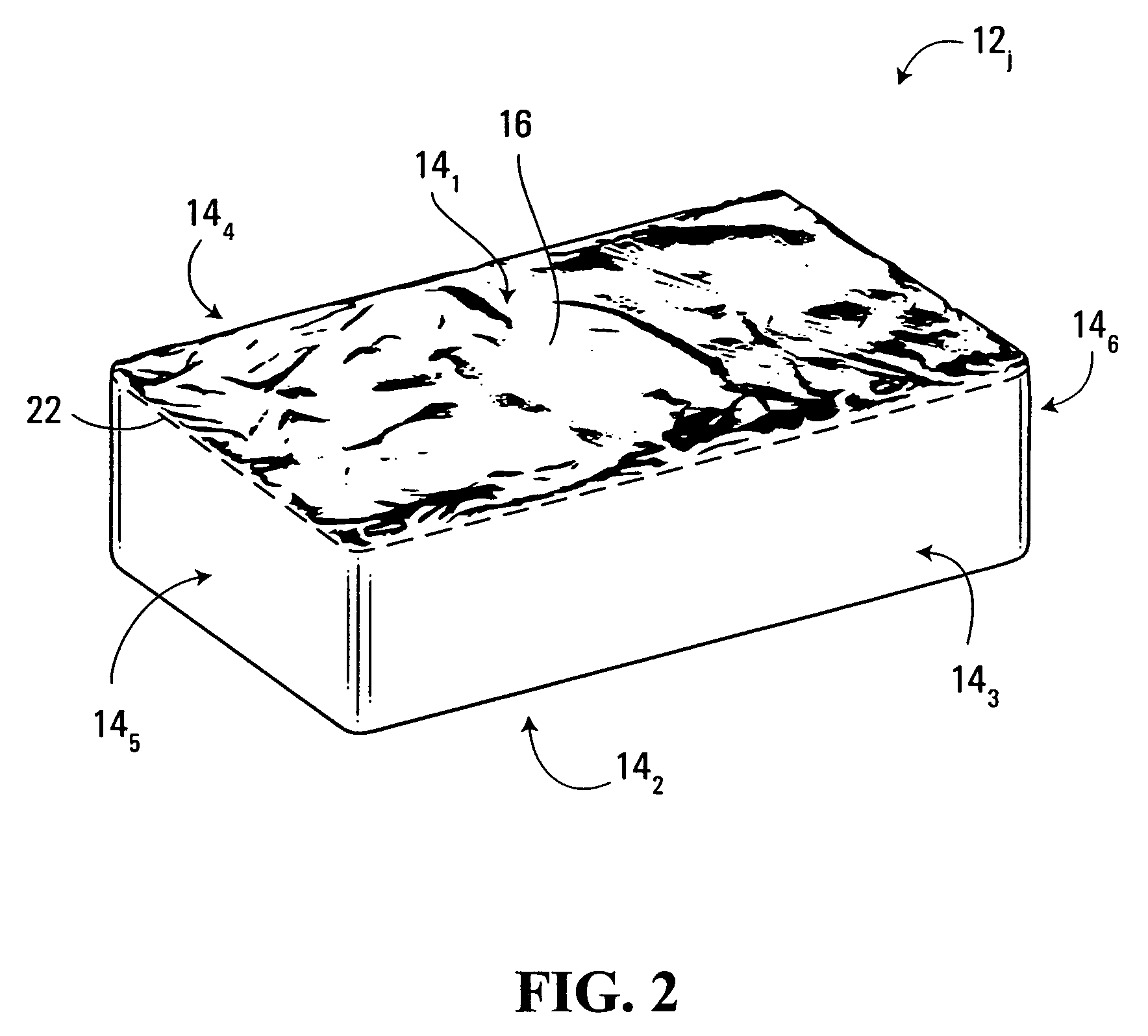 Dry-cast concrete blocks and manufacturing process therefor