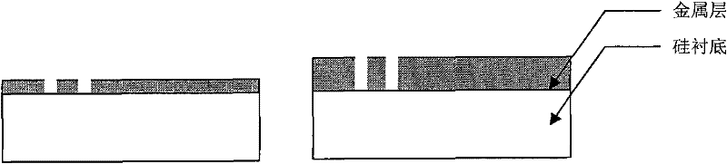 Chip with thickened metal layer of press welding block and manufacturing method for chip