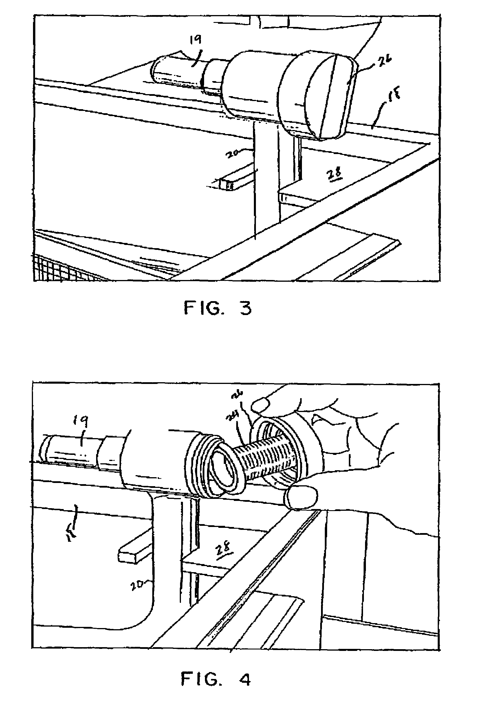 Filter system for a deep fat fryer