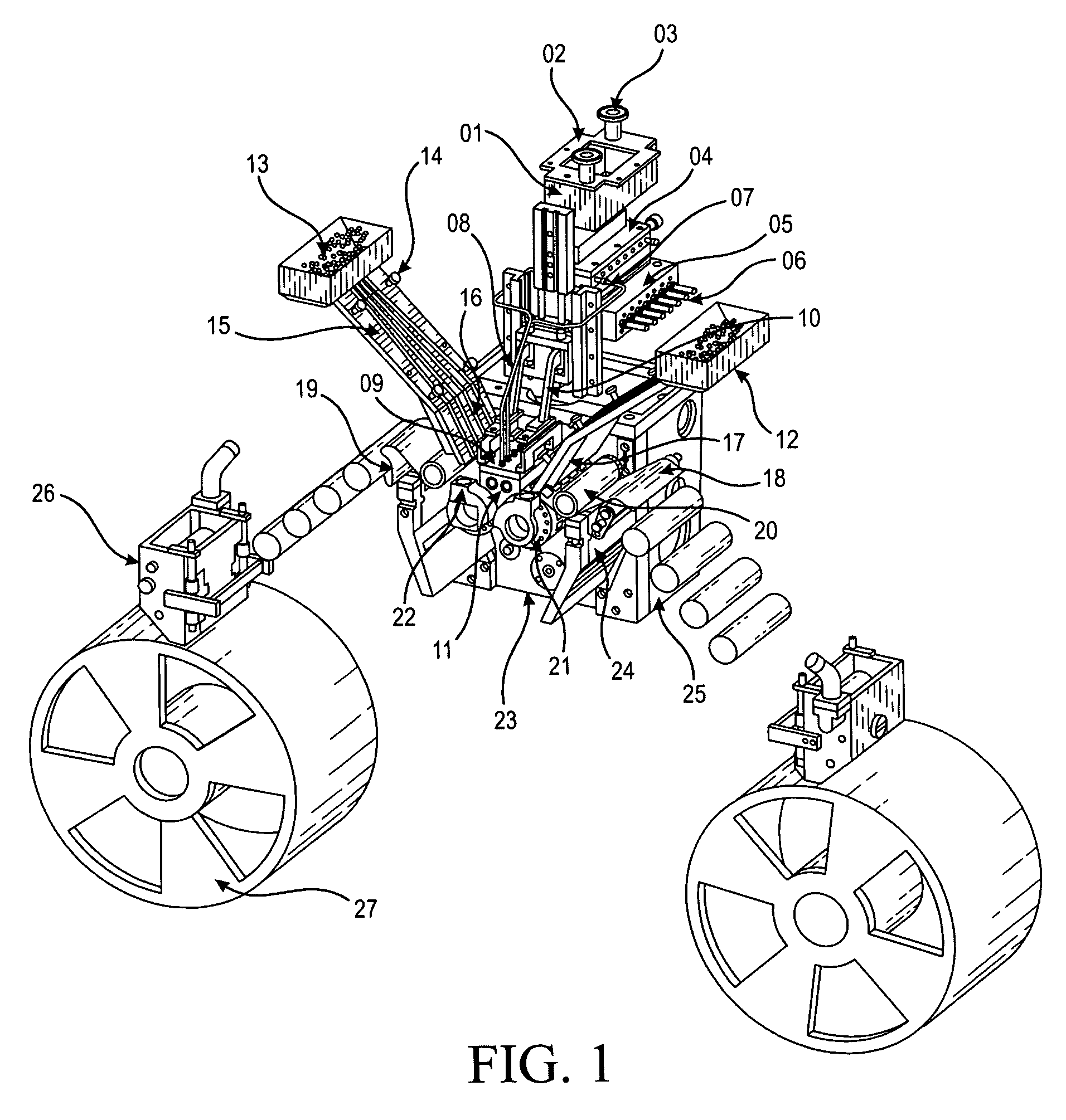 Apparatus and process for encapsulating capsules or other solid dosage forms within capsules