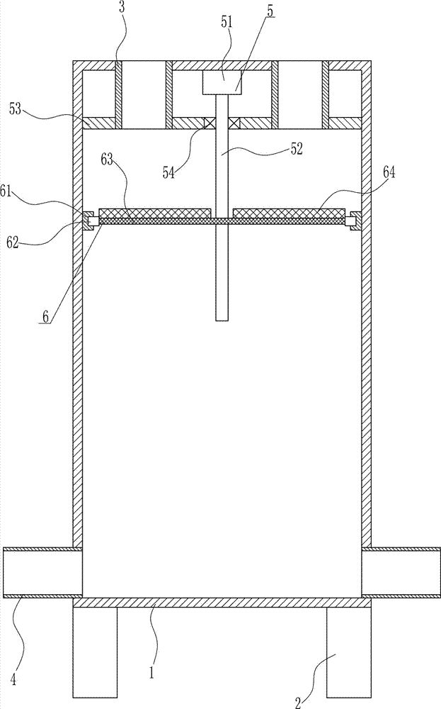Chemical waste water solid suspension efficient filtering device