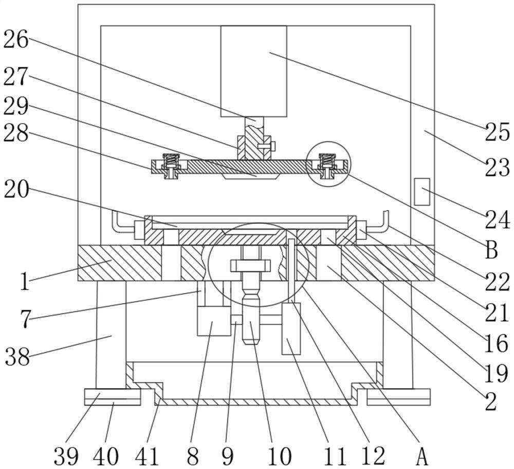 Stamping device for sheet metal part machining