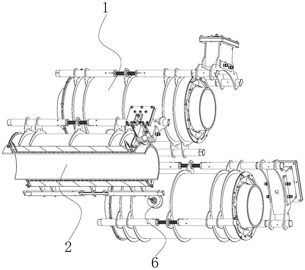 Coated ceramic furnace tube leakage-proof device and detection method