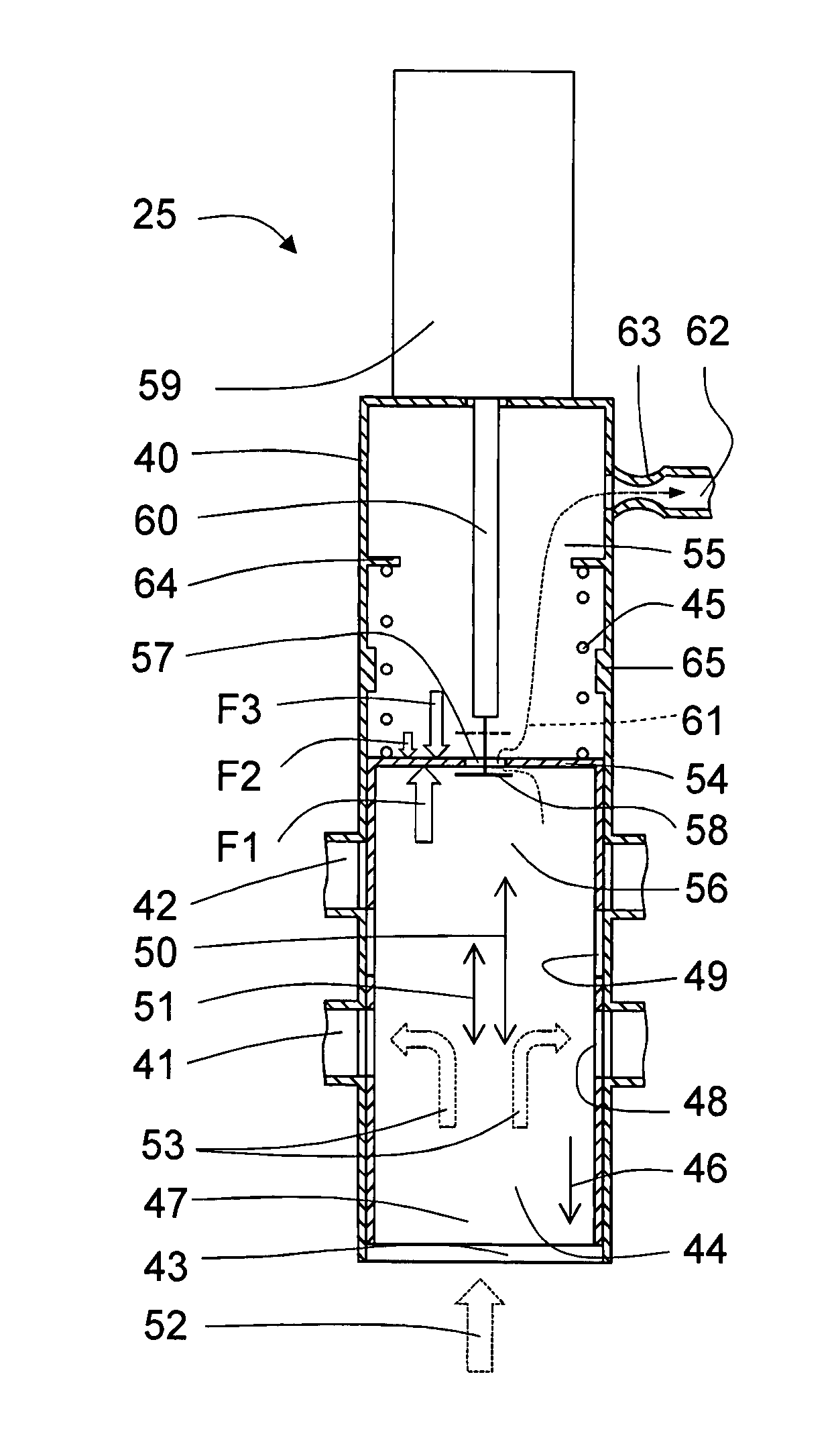 A fluid control valve