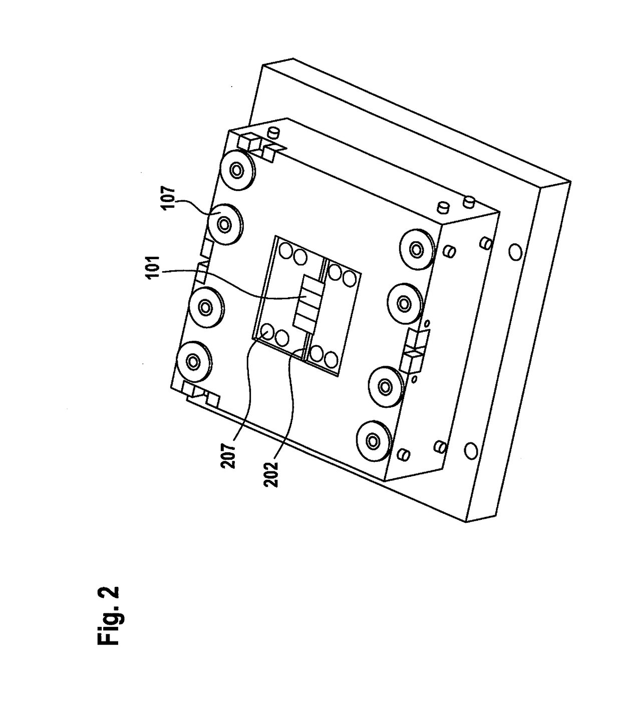 Method for manufacturing camera modules and a camera module array
