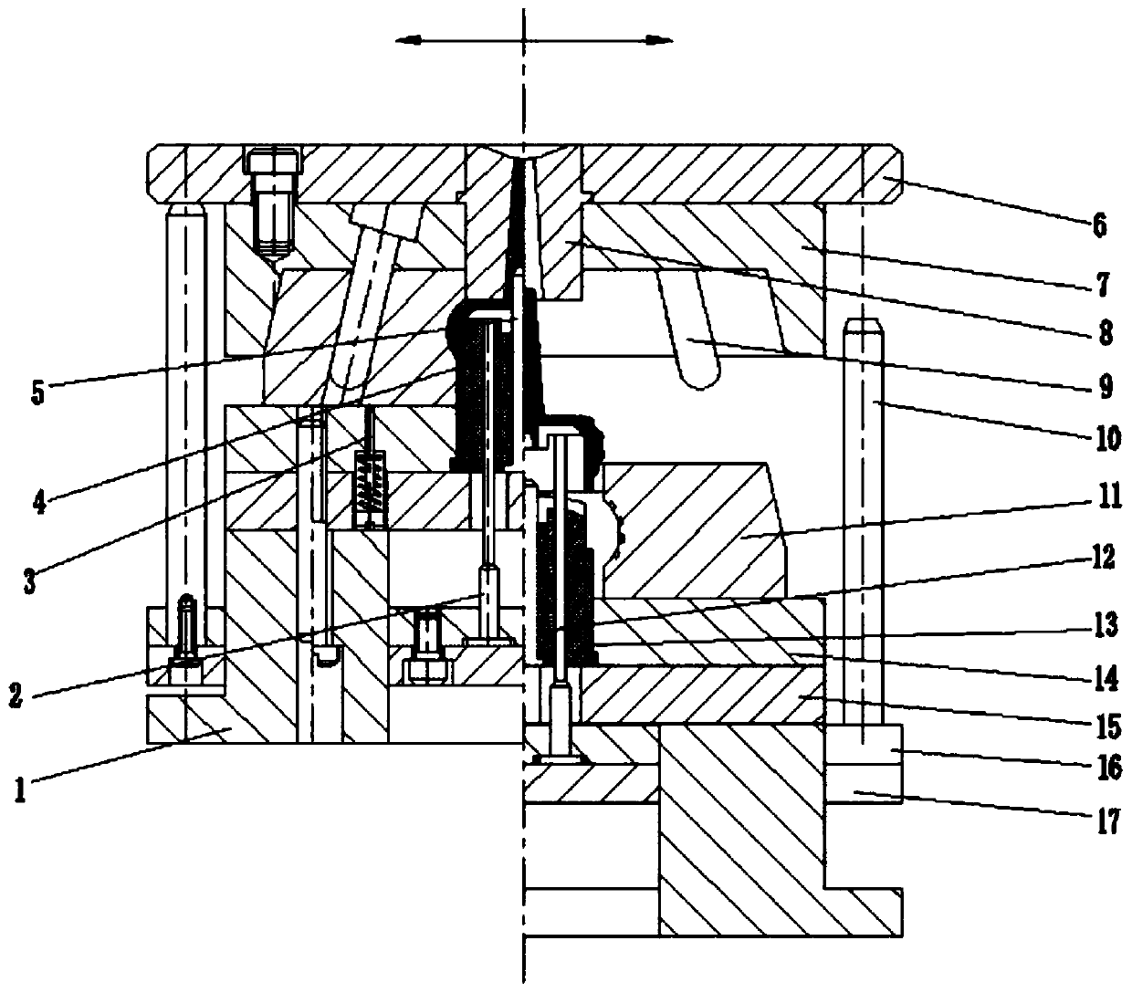 Injection mold capable of reducing bubbles conveniently and preparing method thereof