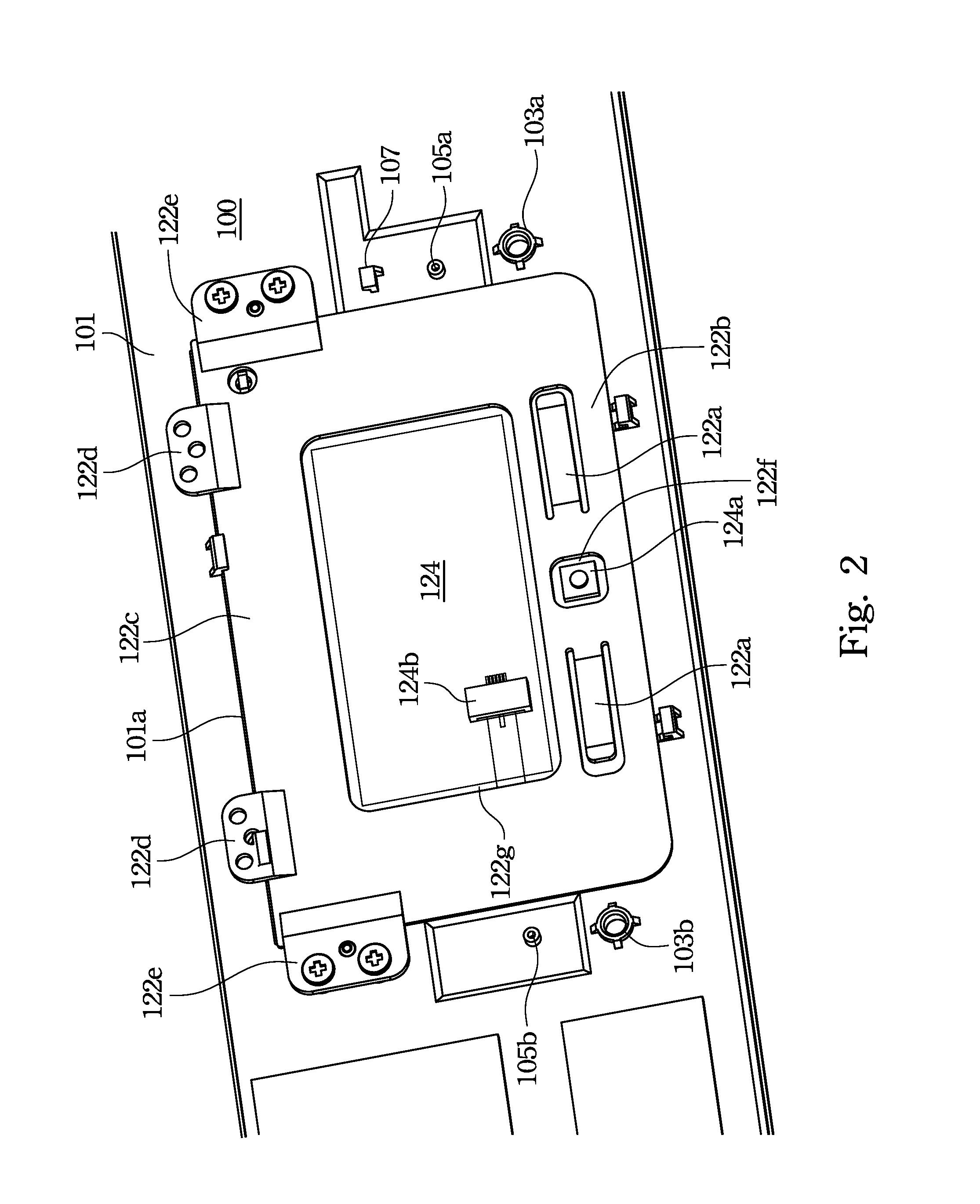 Touch pad module assembly structure