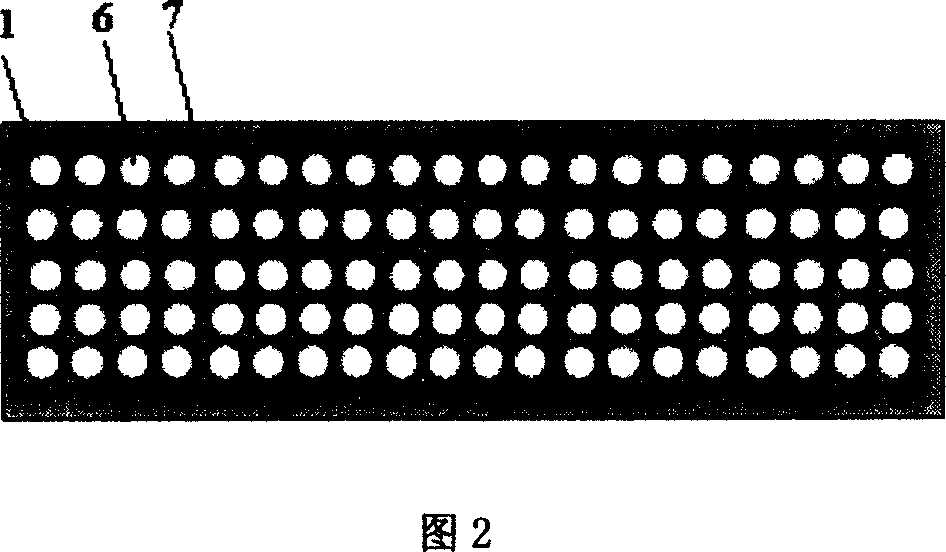 Molecular stamp sequencing device and sequencing method