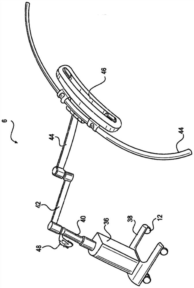 A camera tracking bar of a camera tracking system for computer assisted navigation during surgery