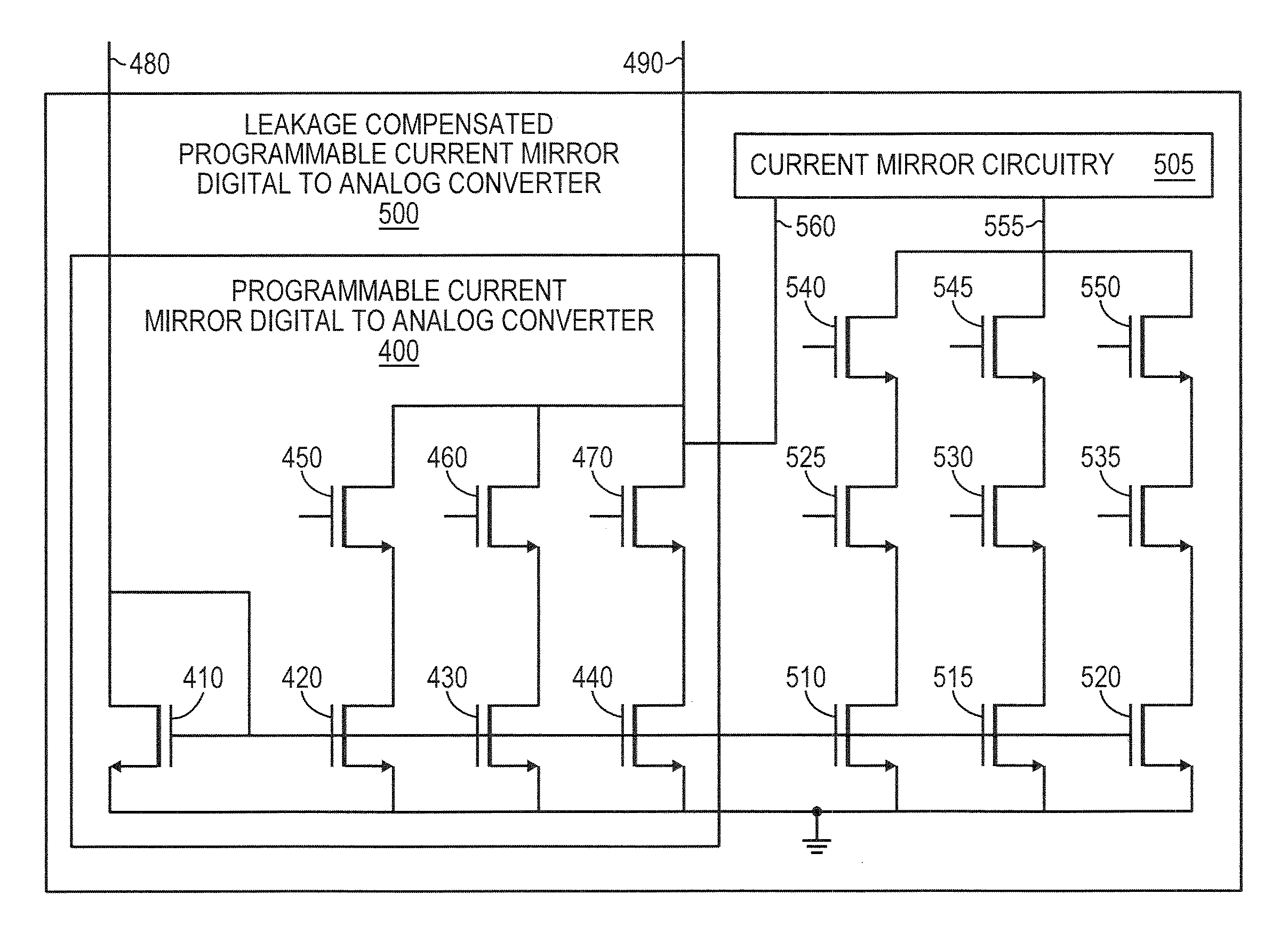 Phase-locked loop circuitry using charge pumps with current mirror circuitry