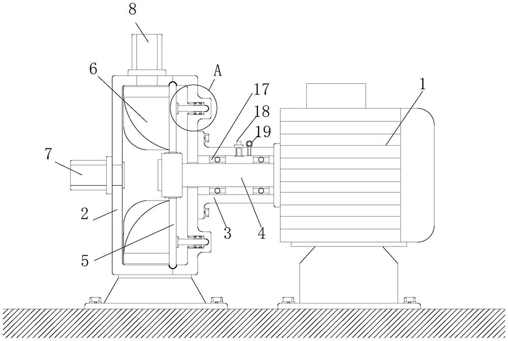 Concentric positioning mechanism for energy-saving water pump