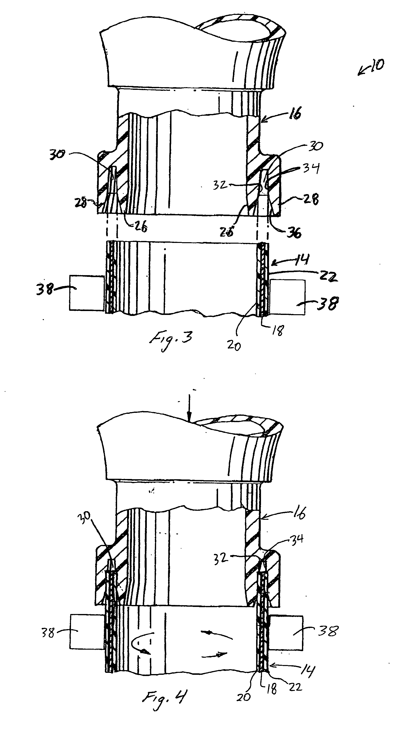 Gas impermeable tube joint and method of forming same