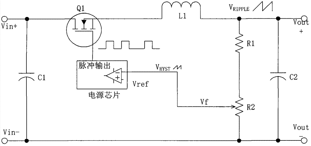 Switching stabilized voltage power supply and its method for stabilizing voltage