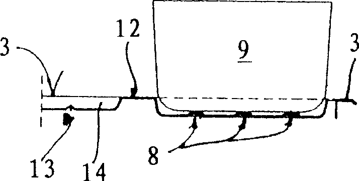 Kitchen sink with drain surface