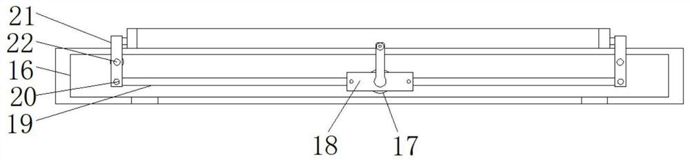 An edge banding device for LED lamp processing with a positioning structure