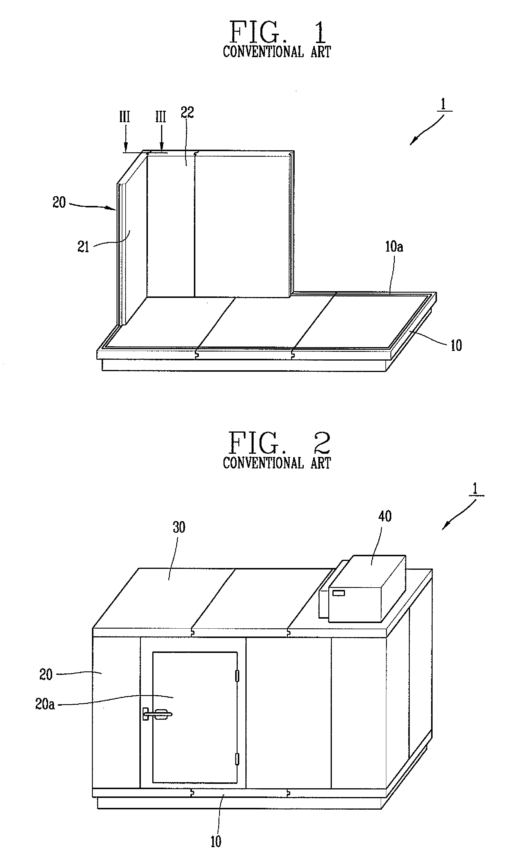 Fixing structure of insulation panel of prefabricated refrigerator and prefabricated refrigerator having the same