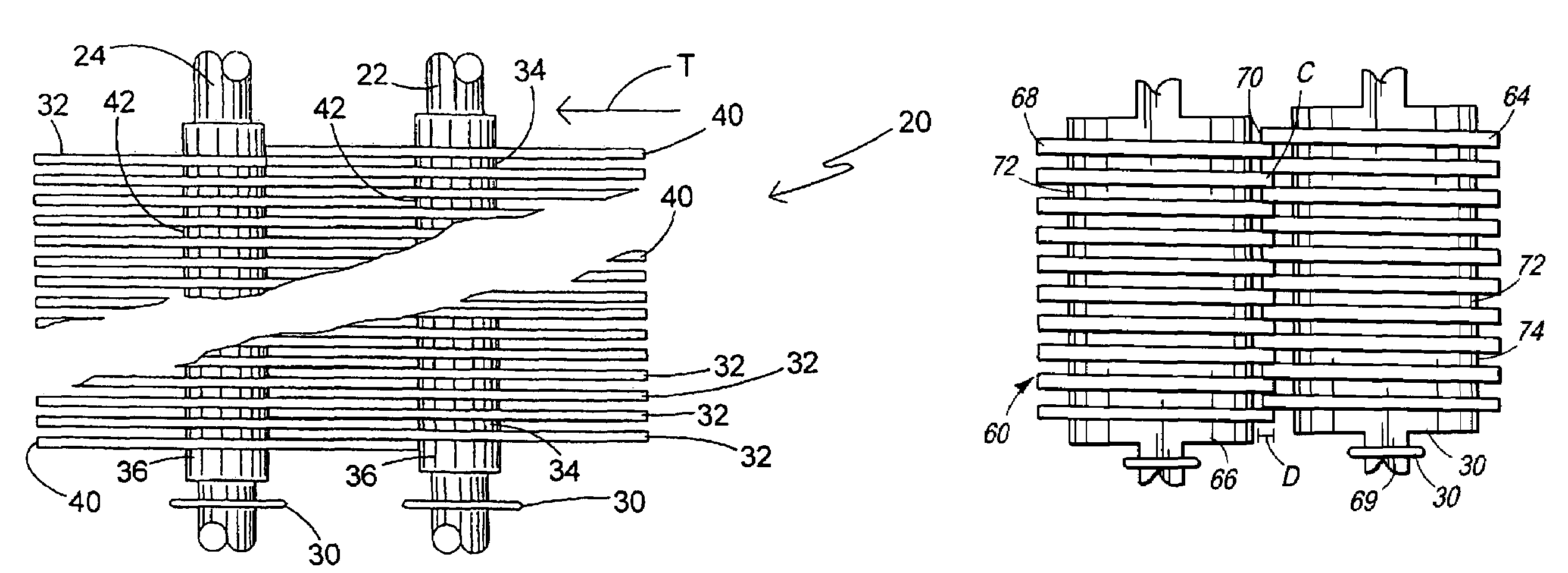 Embedment roll device