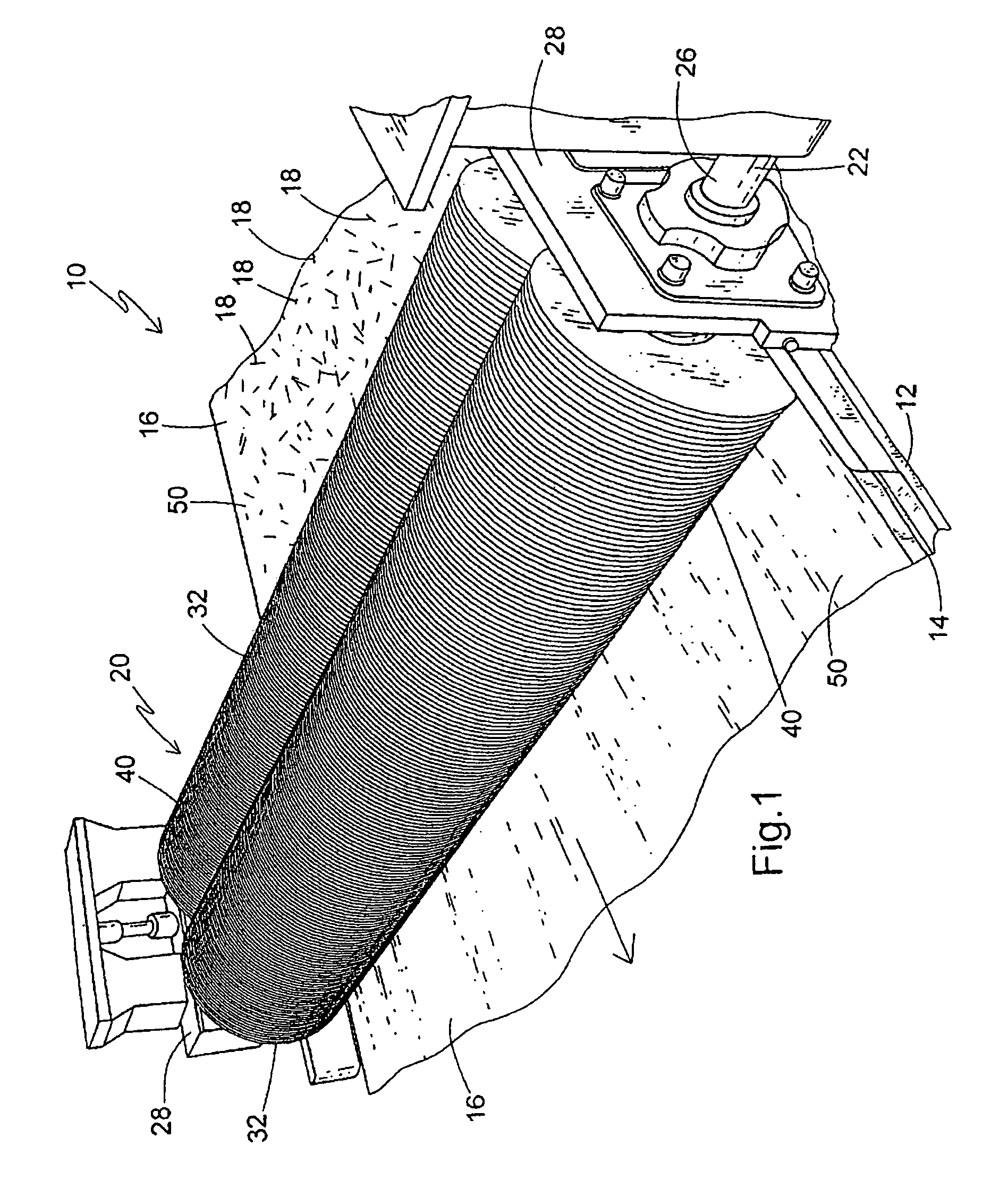 Embedment roll device