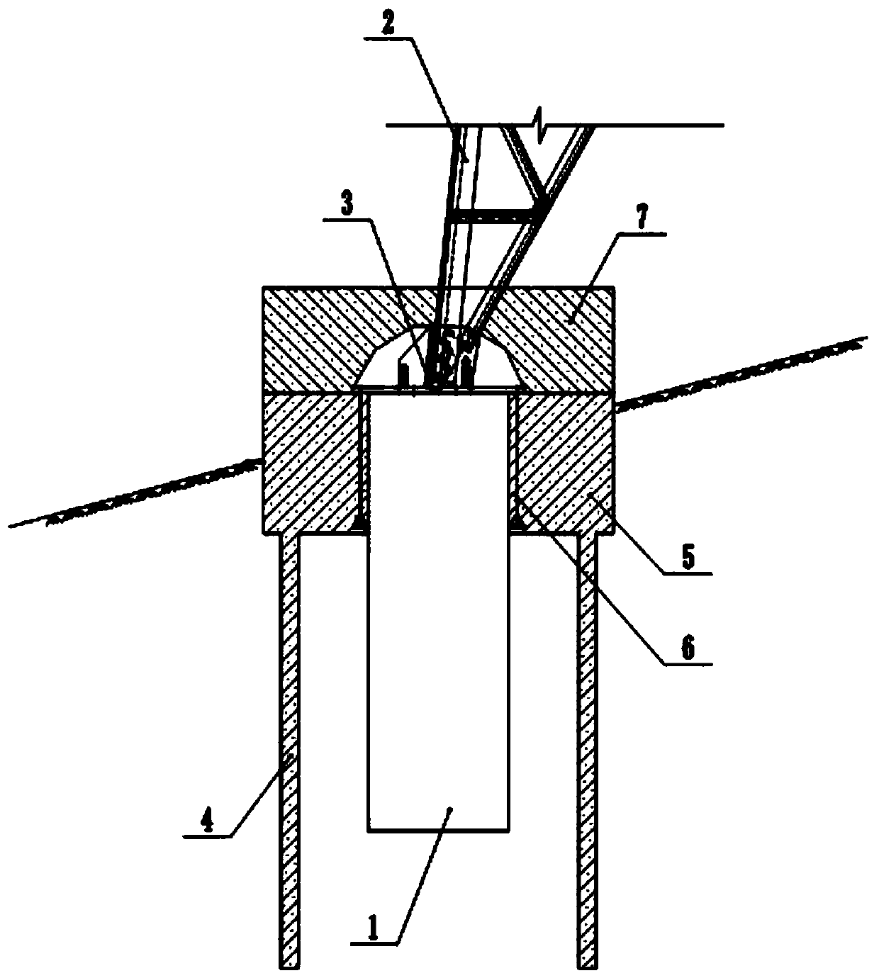 Integral reinforcing device and method for transmission tower base and component