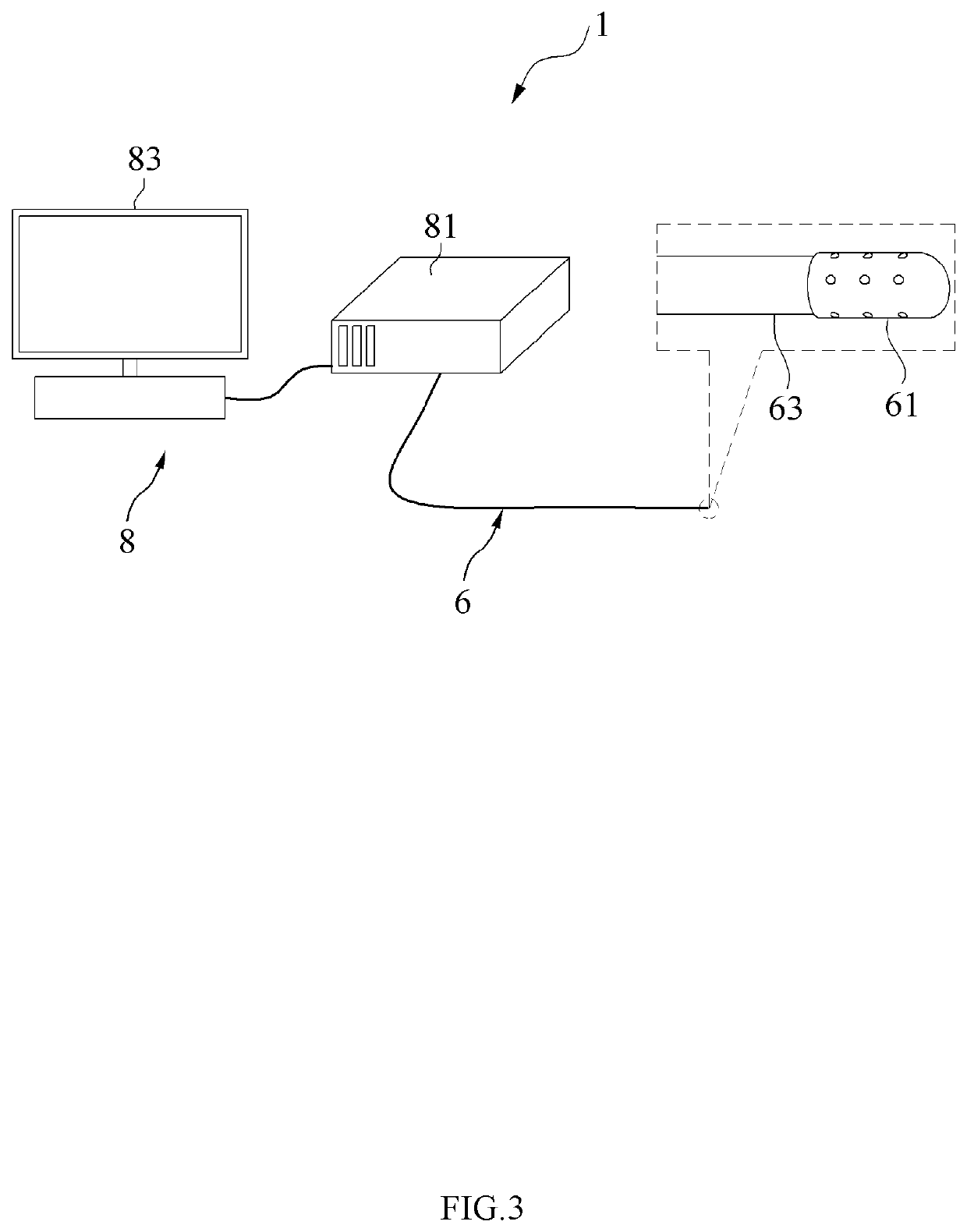 Catheter for sensing pressure applied to front end thereof by using optical fiber and catheter system therefor