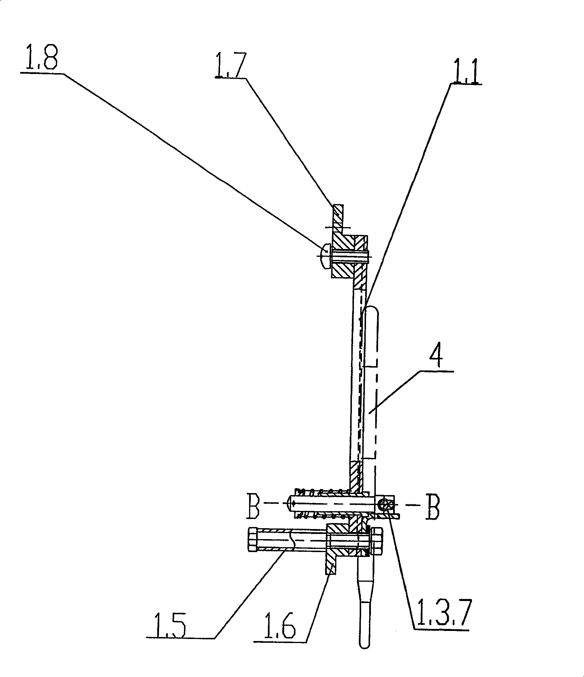 Thermometer automatic classification sorting device