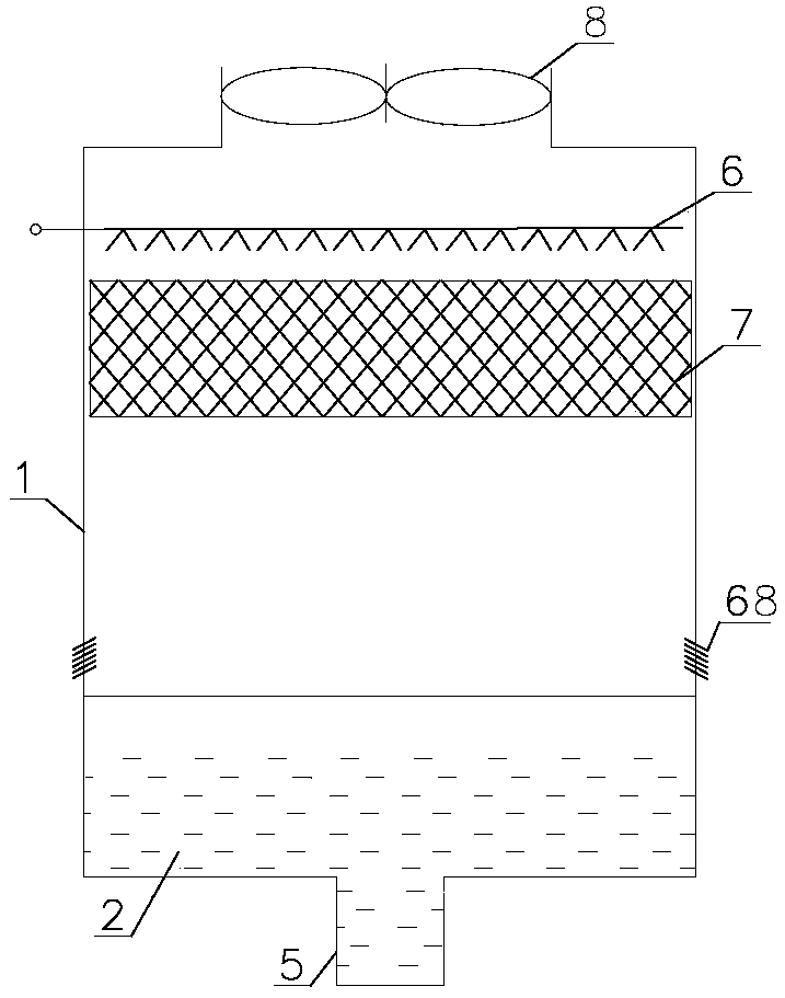 A wind energy tower heat pump system