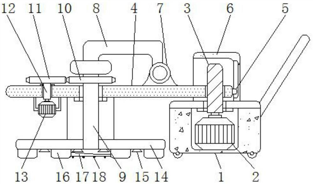 Auxiliary curing device for epoxy floor laying