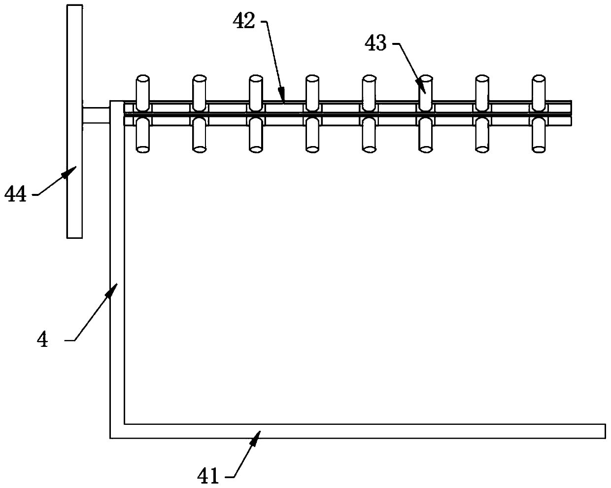 Aluminum alloy surface anodic oxidation coloring treatment production line and treatment process