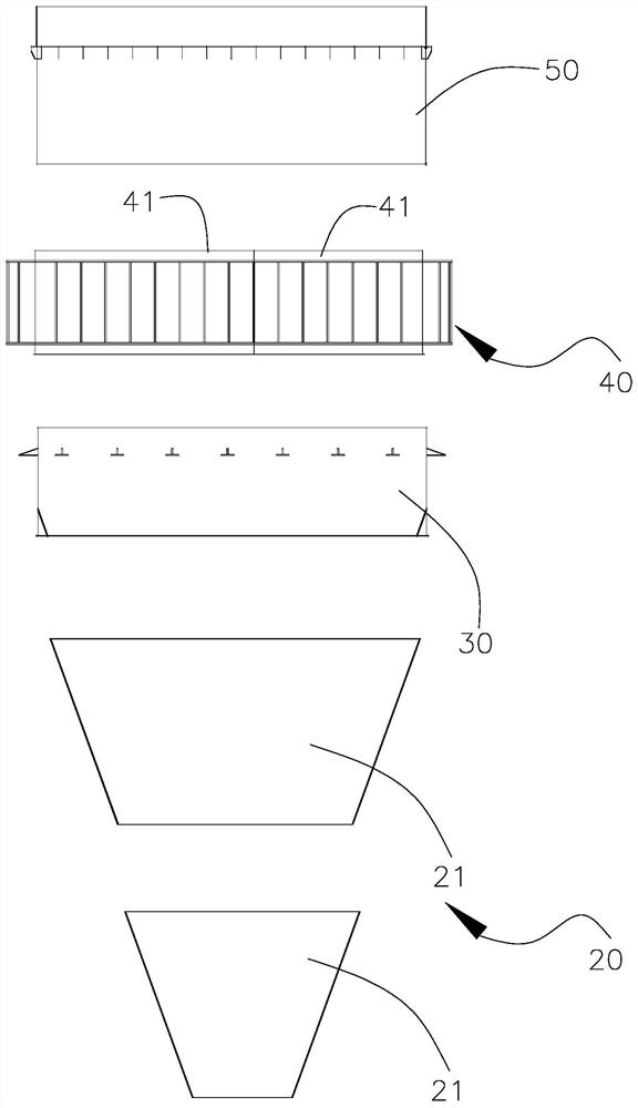 Rapid installation method for large cone steel structure in narrow space