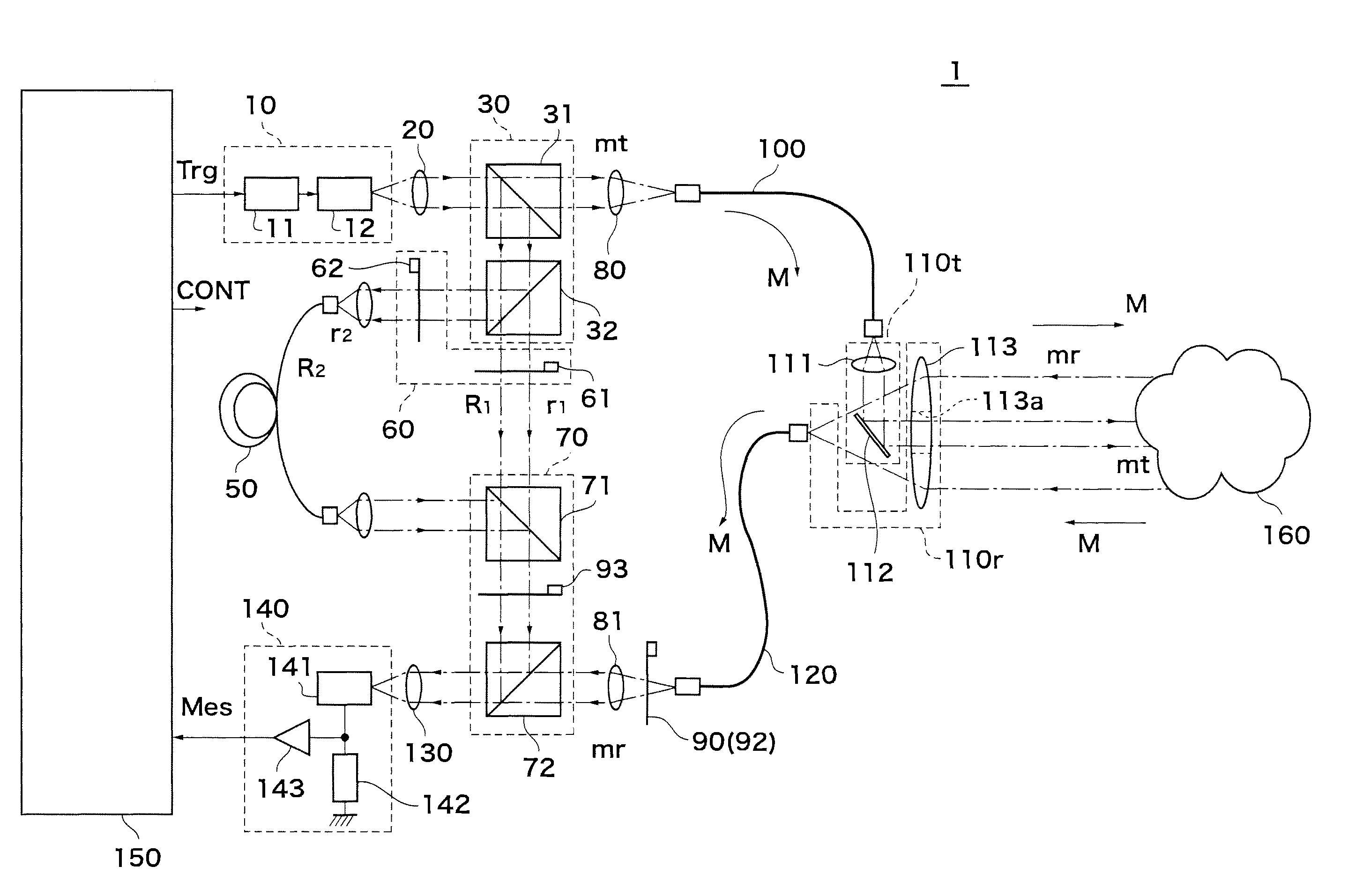 Distance measuring apparatus and distance measuring method